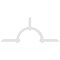 Ekena Millwork Ericson Architectural Grade PVC Gable Bracket, 96"W x 40"H x 2"D x 4"F, 10/12 Pitch GBP096X40X0204ERI00 - alternate 2